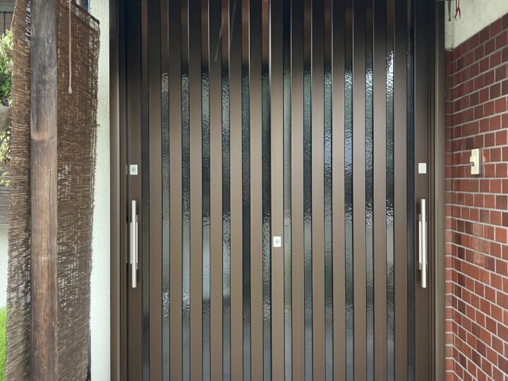 【岡山市南区】Y様邸_玄関引戸取替工事