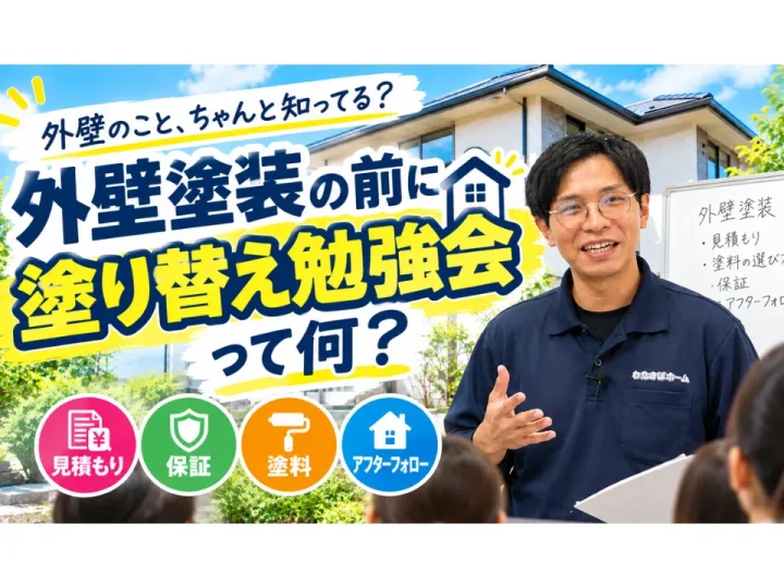 【岡山 塗り替え勉強会】参加する意味はある?外壁塗装で失敗しないために学ぶこと